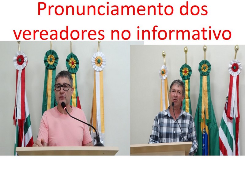 Informativo da Câmara de Vereadores