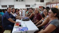 Presidente do Legislativo Salzanense Adilio Pastório e a Vereadora Marilei Marcolan participaram do Encontro Regional de Mulheres.