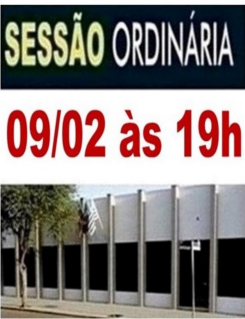 PRÓXIMA SESSÃO ORDINÁRIA